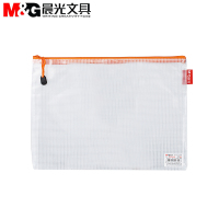 (DT)晨光(M&G) ADM94905 A4 12个/包 经济型网格拉链袋 (计价单位:包) 颜色随机