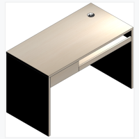沃盛 实木电脑桌 家用带抽屉简易书桌 耐刮耐磨耐高温 1200*600*750