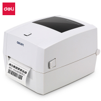 得力(deli)DL-888T热敏热转印标签打印机 二维码条码标签打印机(白) 打印宽度108mm