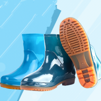 水龙珠(SHUILONGZHU)中筒雨靴女劳保胶鞋钓鱼水鞋防雨鞋 36-41码 5个起订