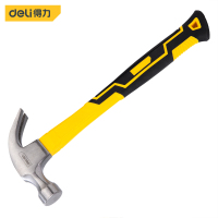 得力(deli)DL5002_纤维柄优质精钢精工锻造羊角锤 6个起订
