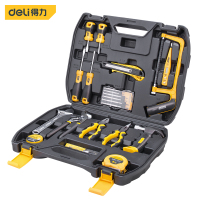 得力(deli)21件套综合维修工具箱套装电木工维修工具组套 DL1021 3套起订
