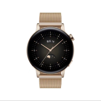 华为HUAWEI WATCH GT3 华为手表 运动智能手表 雅致款 42mm 浅金色
