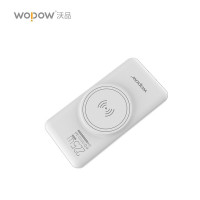 沃品(WOPOW) LW01 无线充电宝 10000mAh 白色 10000毫安时 计量单位:个