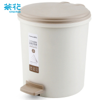 茶花 1502 垃圾桶带盖脚踏式 6L 2个/组(s) 计量单位:组