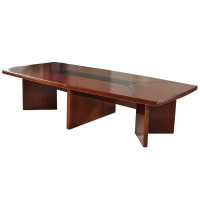 中宝鼎 会议桌 4*1.8 大型贴木皮长条桌操作台