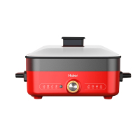 海尔 一体式多功能料理锅 家用 电蒸煎烤多用途锅 HDR-BX5201A
