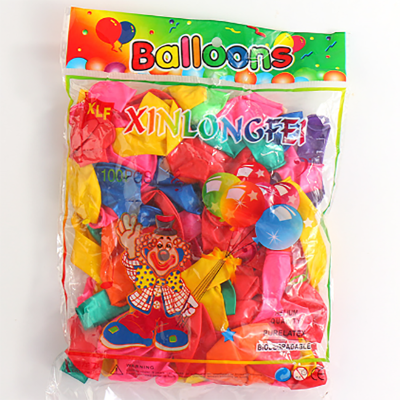 果兹 混色彩色普通气球 100个/袋 单袋装