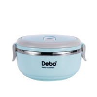 德铂(Debo)麦格饭盒700ML 蓝色DEP-694