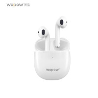 沃品TWS07真无线蓝牙耳机半入耳式游戏运动适用于苹果安卓手机 白色