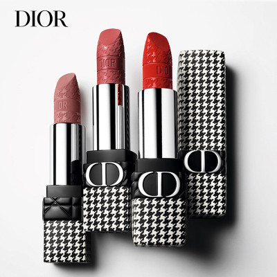 迪奥(Dior)千鸟格口红(限量版)772哑光