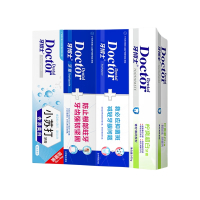 牙博士防蛀牙健白牙膏套装- 8件套含赠品(赠40g牙膏+DT702牙刷2)