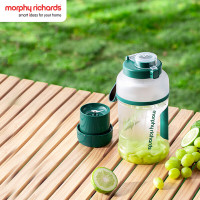 摩飞电器(Morphyrichards)榨汁机 便携式运动榨汁杯 无线充电果汁杯随行杯 MR9802 翡冷绿