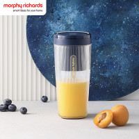 摩飞电器(Morphyrichards) 便携式榨汁杯 网红无线充电果汁机 料理机迷你随行杯 MR9800 鎏金蓝