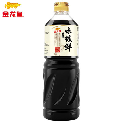 金龙鱼 特级味极鲜酱油1L 特级生抽 2瓶装