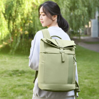 山业(SANWA SUPPLY)BAG-WBPC1GR 女士背包 简约时尚款 14英寸 绿色