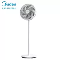 美的(Midea)家用7叶大风台地两用可升降 三档风速 落地扇 FSA30YB极地白