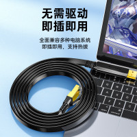 山泽 UR02调试线USB转RJ45控制线适用思科华为腾达TP-LINK路由器 1.8米