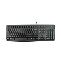 罗技 K120键盘 有线键盘 黑色