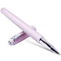 得力(deli)S270钢笔 粉红/EF尖 金属矫姿钢笔墨水笔 单支
