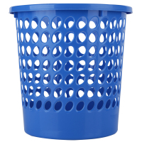 得力(deli)9556垃圾桶 蓝/26cm 圆形纸篓 垃圾桶/纸篓/清洁桶 单个