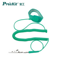 宝工(Pro'sKit)3米绿色有线防静电手腕带 静电手环 AS-611