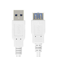 酷比客USB3.0延长线AM-AF/1M/白色LCCPUSB3AMAFWH-1M