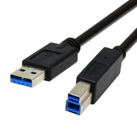 酷比客 USB3.0打印线AM-BM/0.5M/黑色LCCPUSB3AMBMBK-0.5M