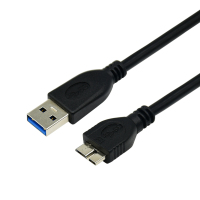 酷比客 USB3.0轉接線 AM-Micro/5M黑色LCCPUSB3AMCBK-5M