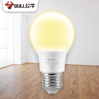 公牛 MQ-A10551 LED灯泡 节能球泡灯 E27螺口球泡灯3000K E27 5W 黄光(暖白光)10个装
