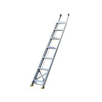 登月 铝合金伸缩升降梯DYSJ-120 多功能工程梯直梯便携升降梯使用高度12米