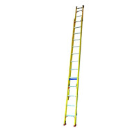 登月 绝缘铆接升降梯DYJMS-40 伸缩梯子多用直梯单梯登高梯 4米