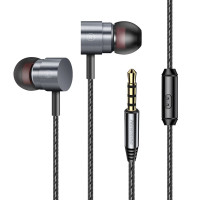 纽曼 线控音乐手机耳机半入耳式有线耳机耳麦3.5mm接口 XL06