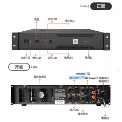 JBL 辅助音箱功率放大器 X6