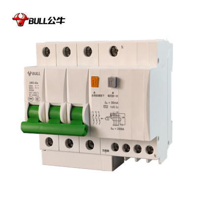 BULL公牛 空气开关 LBE5-63a 漏保 3PN25A