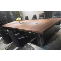 格斯图 大型办公桌会议桌大小型培训洽谈长桌现代简约长方形拼接桌加厚面板