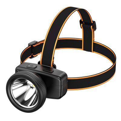 未易 LED强光头灯 3W 三档调节 可调角度 野外露营抢险专用工作灯 HL55