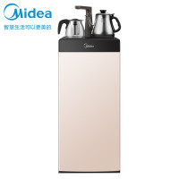 美的(Midea)饮水机家用茶吧机下置式桶装水抽水器上水器饮茶机立式温热型 YR1206S-X