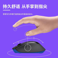 罗技(Logitech) MK346P(MK345)无线键鼠套装 防泼溅键盘鼠标 舒适高效办公 黑色