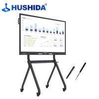 互视达(HUSHIDA)75英寸会议平板显示器电子白板4K分辨率+防眩光+双系统i5 HYCM-75