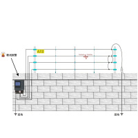 诺斯贝尔脉冲电子围栏50m套装不锈钢
