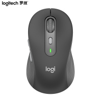 罗技(Logitech)M750L 大手版无线鼠标 大手鼠标 黑色 带Logi Bolt USB接收器 M650升级版