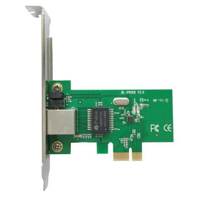 SSK BL-P8168 PCI-E全千兆自适应以太网wifi台式机的扩展网卡
