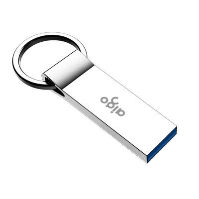 爱国者(aigo)128GB USB3.0 高速读写U盘 U310 金属U盘 车载U盘 银色