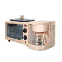 联创DF-OV001M早餐机家用烤面包机咖啡机电烤箱煎蛋智能多功能组合一体机