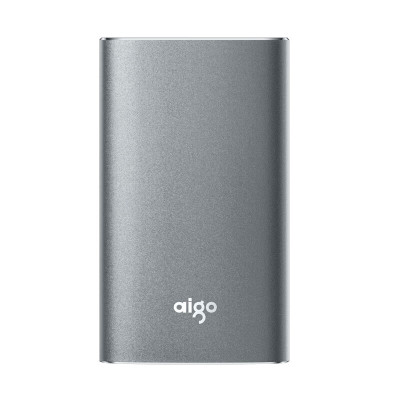 爱国者(aigo)S02 1T USB3.1 移动固态硬盘(PSSD)金属抗震防摔 高速读写