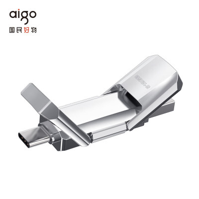 爱国者(aigo)U393 1T 3.1TYPE-C固态手机优盘 Type-C双U口