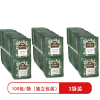 CHALI茶里经典绿茶(3袋装)滤纸包茶花草茶茶叶100包/袋(独立包装)