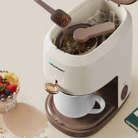 BLAUPUNKT咖啡机 小型咖啡壶半自动 美式咖啡机家用煮茶器泡茶壶BP-KF101 棕色