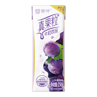 蒙牛真果粒葡萄味牛奶饮品250g×12盒 添加真实葡萄汁 饮料 f